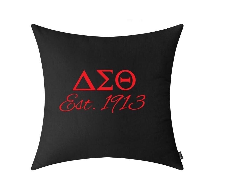 Delta Sigma Theta Pillowcase Reversible DST Pillowcase 1913 - Main Image
