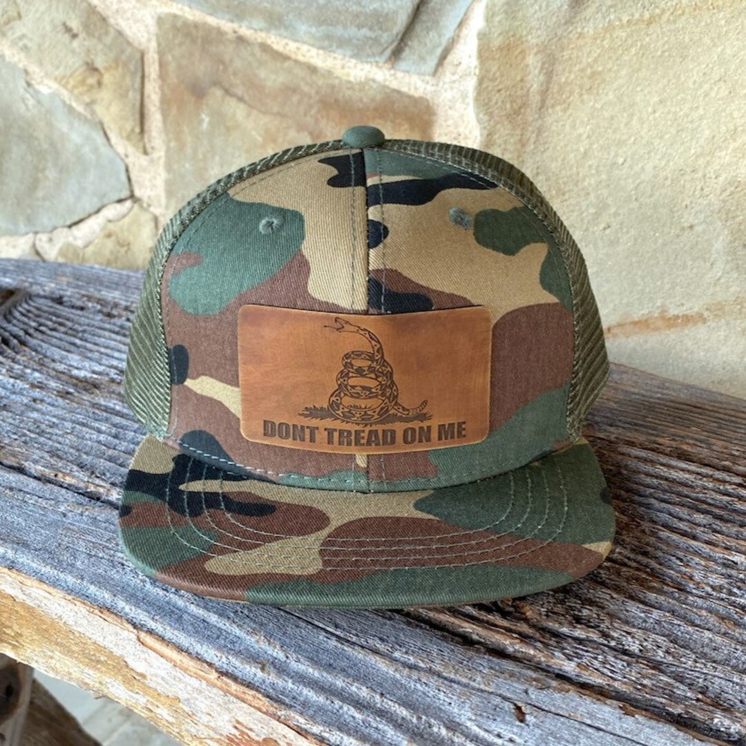 Kids Don't Tread on Me Leather Patch Hat