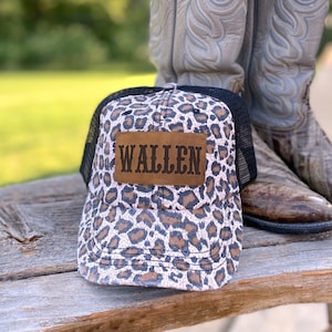 Wallen Leather Engraved Hat
