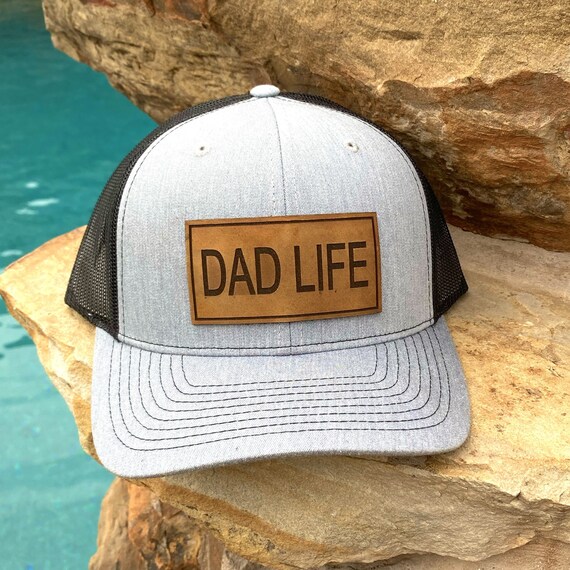 Dad Life Leather Patch Hat