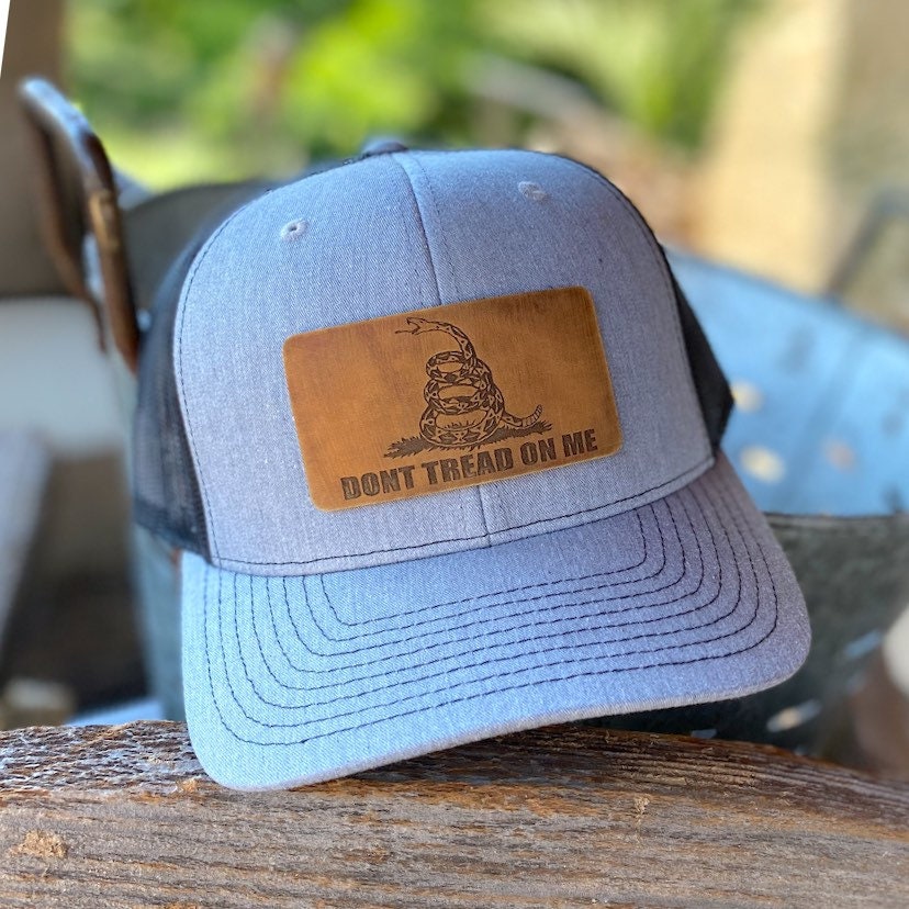 Don't Tread on Me Leather Patch Hat
