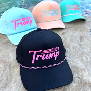 Trump 2024 Embroidered Ladies Hat
