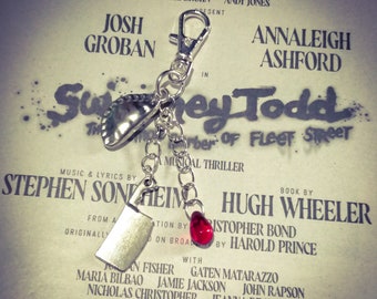 Sweeney Todd Inspired Bag Charm
