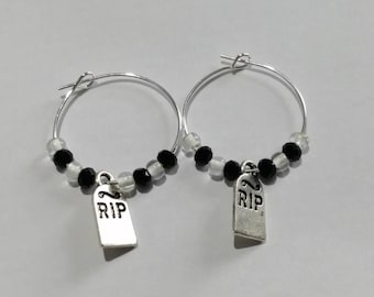 Beetlejuice Musical Inspired Hoop Earrings