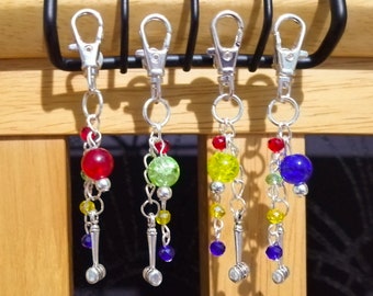 Heathers Inspired Bag Charm Clips