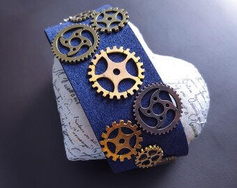 Clockmaker's Daughter Inspired Cuff Bracelet