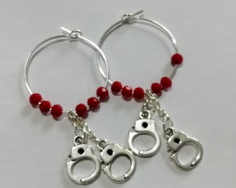 Chicago Musical Inspired Hoop Earrings