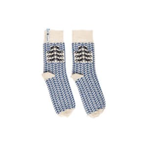 Everyday Swedish Socks - Gotland Pattern - Merino Wool - Ojbro Vantfabrick
