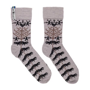 Everyday Swedish Socks - Yggdrasil Pattern - Merino Wool - Ojbro Vantfabrick