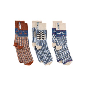 Everyday Merino Socks, Hulda Set, Ojbro Vantfabrik, - 3 Pack