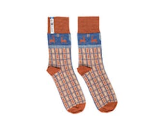 Everyday Swedish Socks - Scania Pattern - Merino Wool - Ojbro Vantfabrick