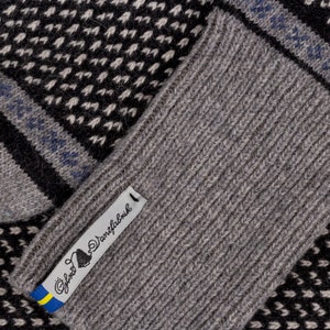 Skaftö Black Swedish Over Knee Socks Ojbro Vantfabrik