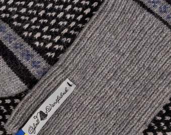 Skaftö Black Swedish Over Knee Socks Ojbro Vantfabrik