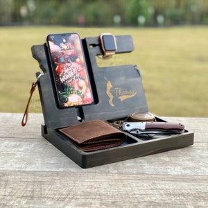 Docking Station for men, Fathers Day gift, Christmas gift, Gift For Him