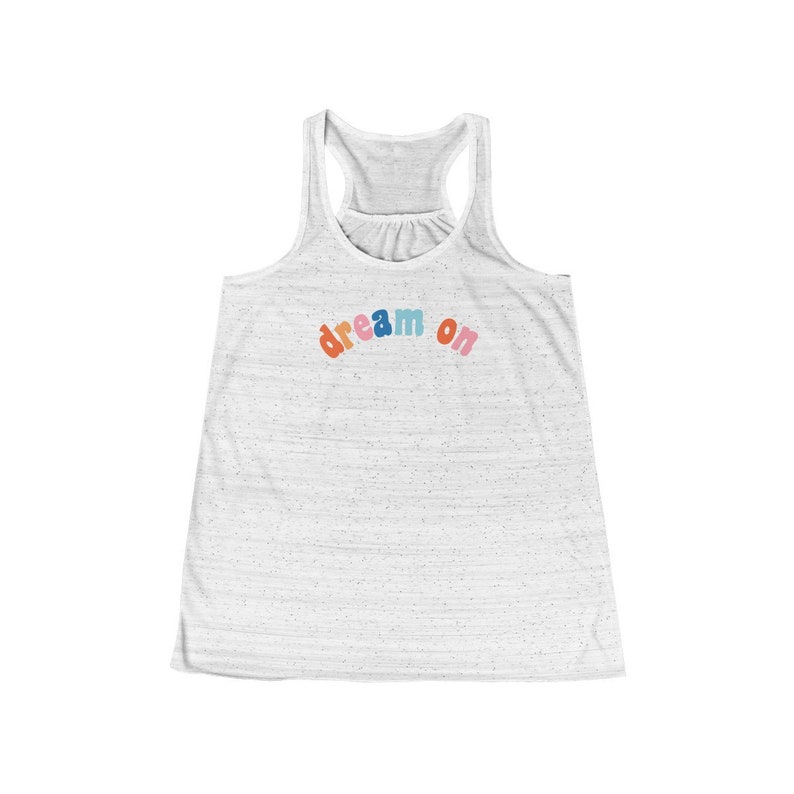 Vintage Graphic Tank Tops
 Dream on Retro Tank Womens Graphic Tank Top Boho Tanks Etsy