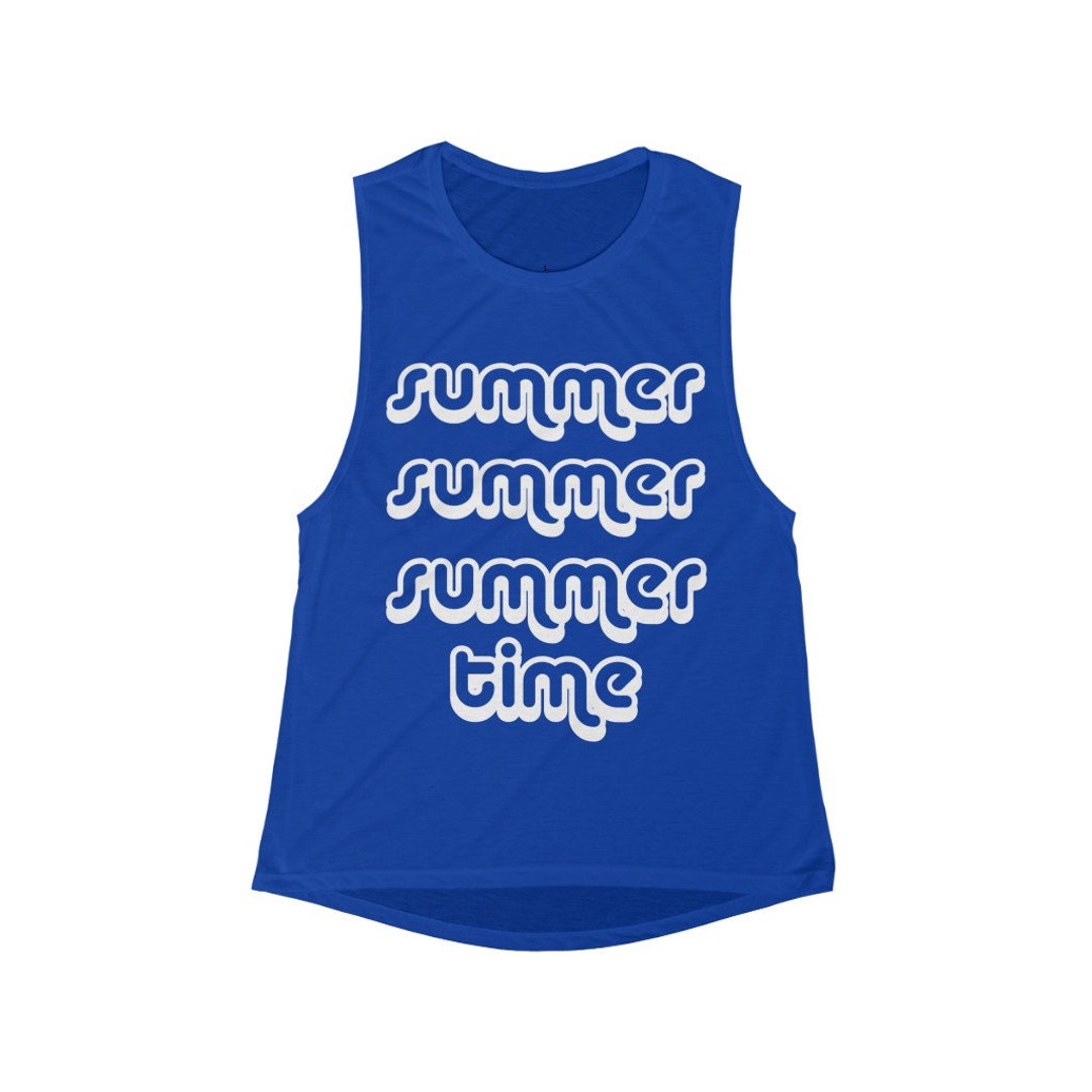 Summer Summer Summertime Tank, Vintage Inspired Tank, 90s Hip Hop Tank ...