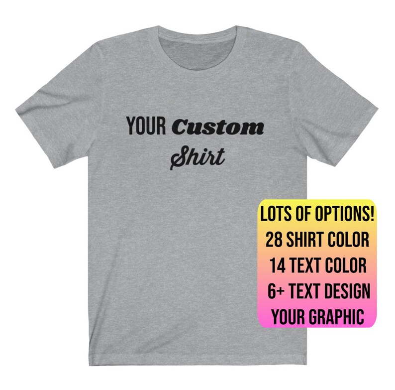 Custom Shirts Custom T-shirt Custom Design Shirt for Women | Etsy