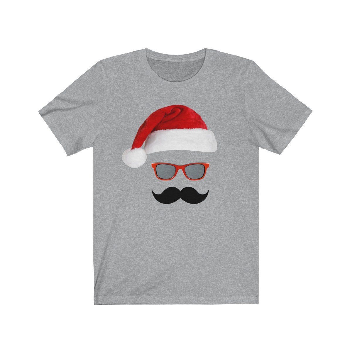 Santa T-shirt Funny Christmas Christmas Tee Soft | Etsy