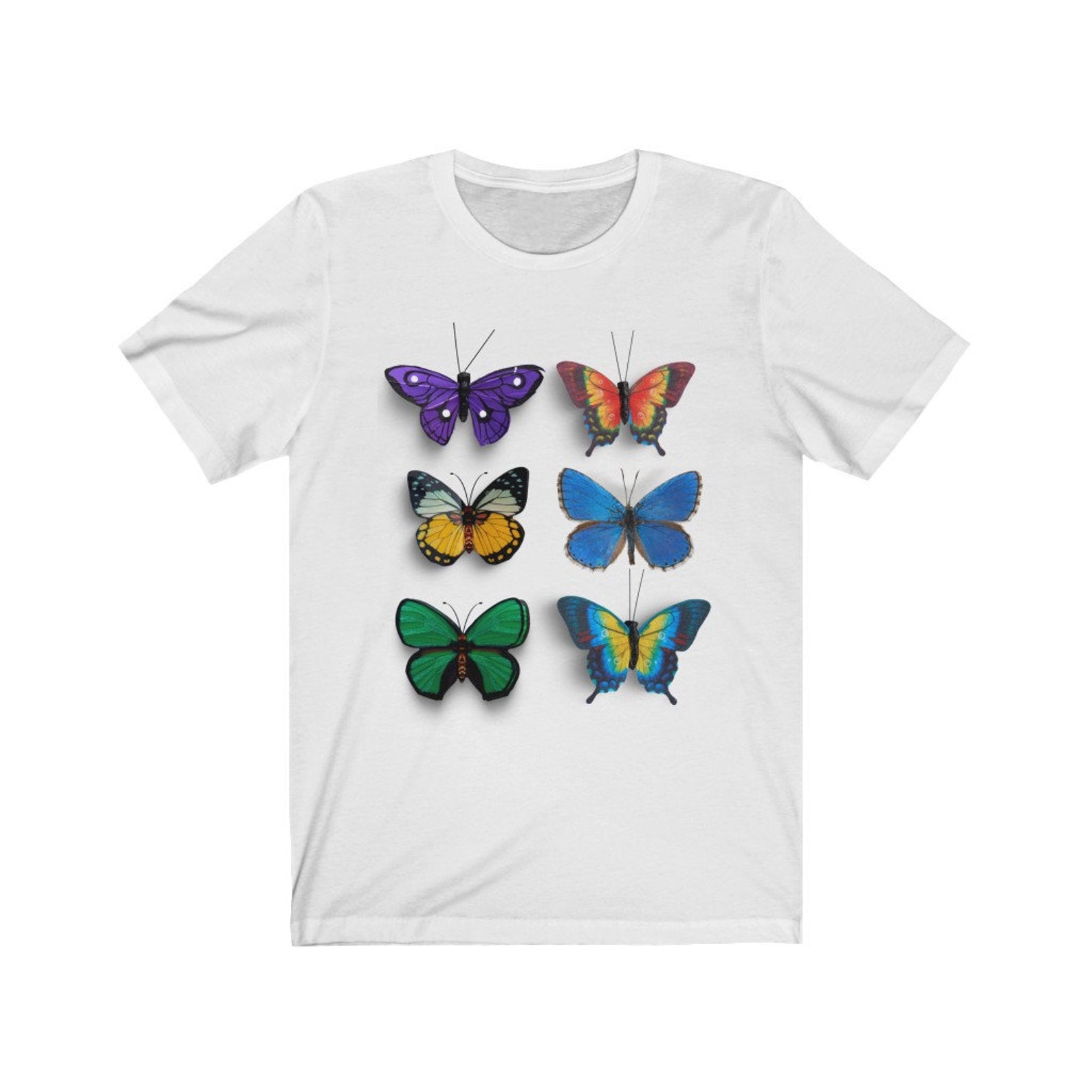 Butterfly Shirt Butterflies Tshirt Graphic Tee for Women - Etsy Hong Kong