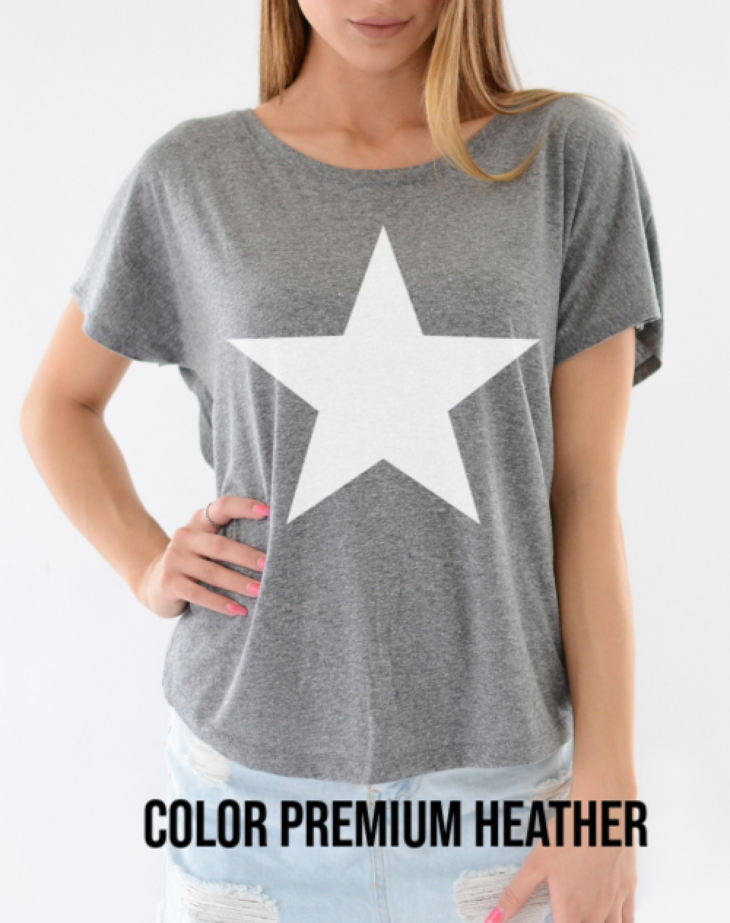 Womens Star Shirt Triblend Womens 