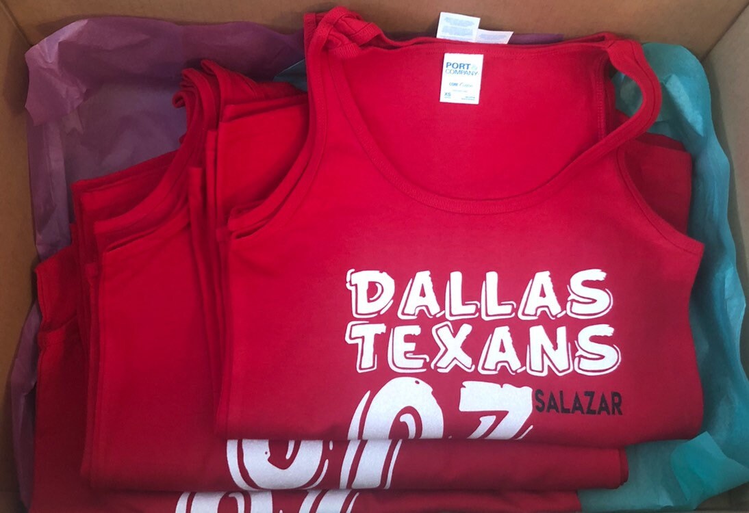 dallas texans jersey