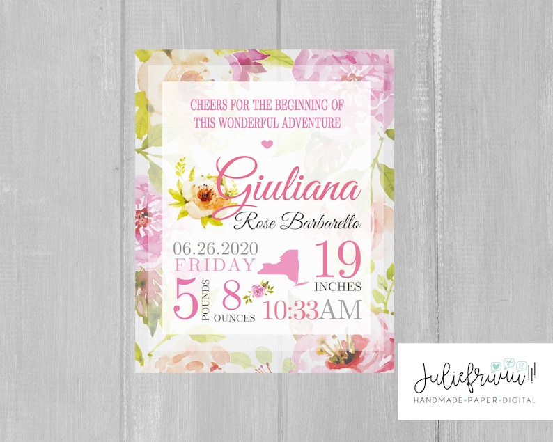 Cheers for the New Baby Girl or Boy Celebration Custom Gift New Parents gift New Mom Wine Bottle Label Congratulations Gift
