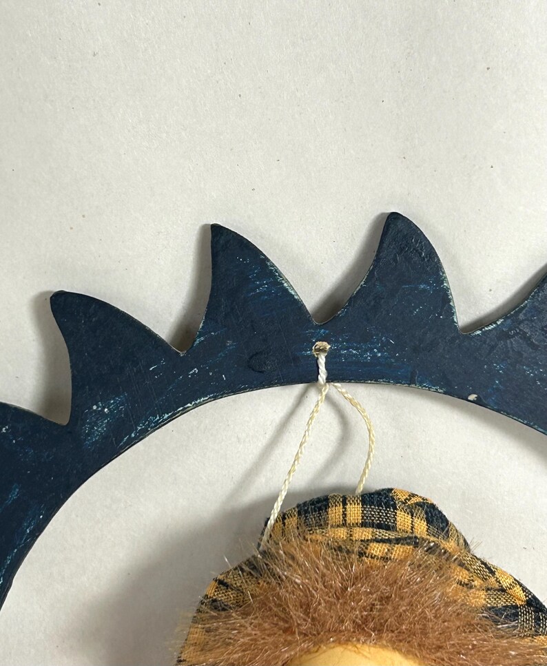 Vintage Clown Sitting on a Swing / Mobile / Hobo Shelf Sitter image 8