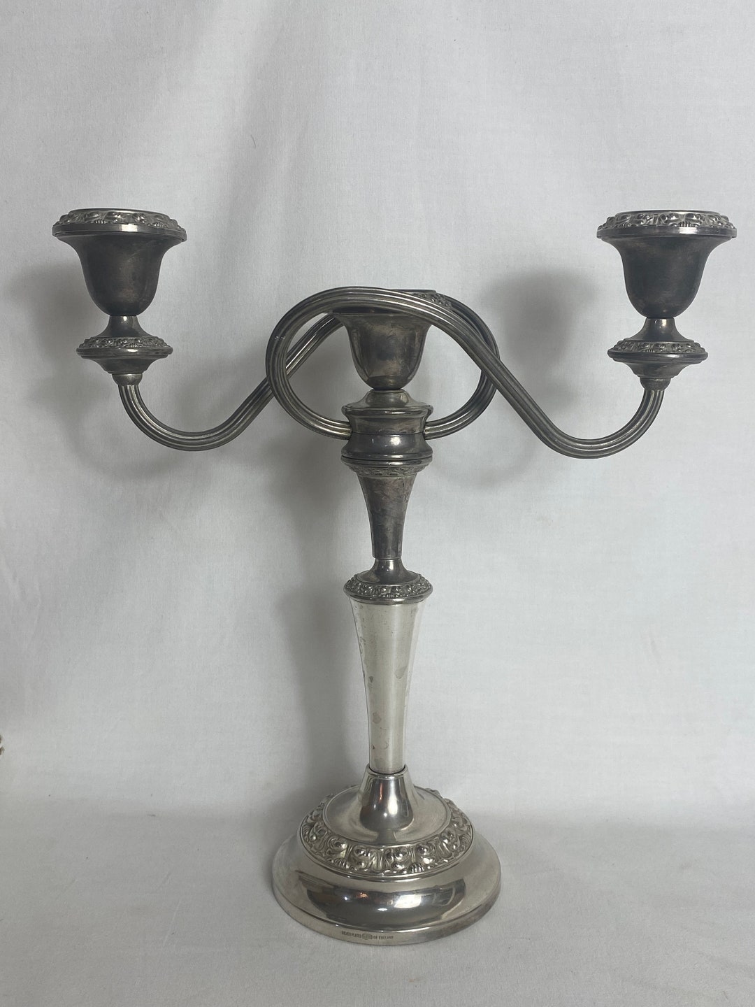 Vintage Silver Plated Candelabra Made in England by Ianthe Etsy