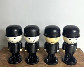 Vintage 1970s Homepride Fred Herb/Spice/Condiment Shakers - Set of 4