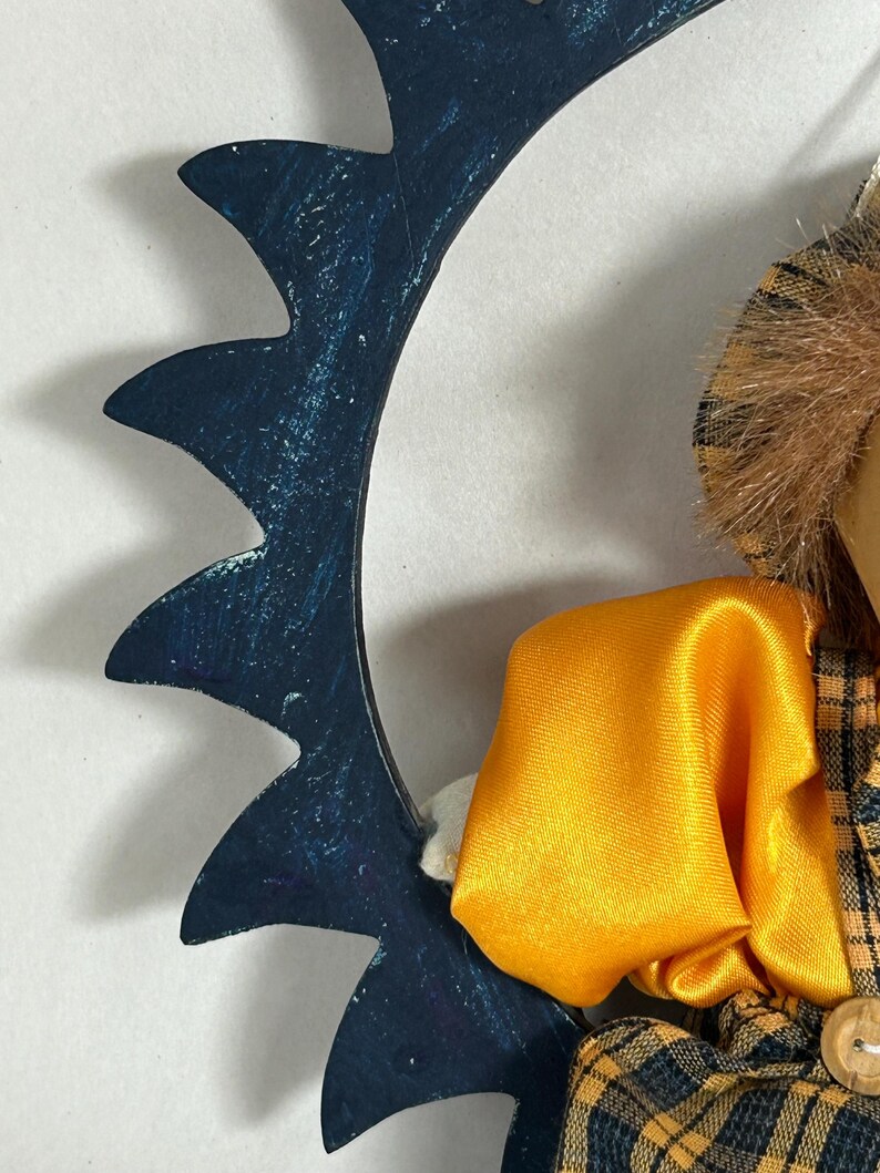 Vintage Clown Sitting on a Swing / Mobile / Hobo Shelf Sitter image 10