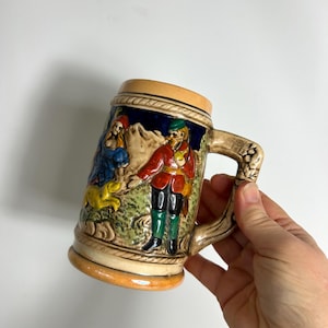 ヴィンテージドイツビールジョッキ：ストーンウェア 1960年代