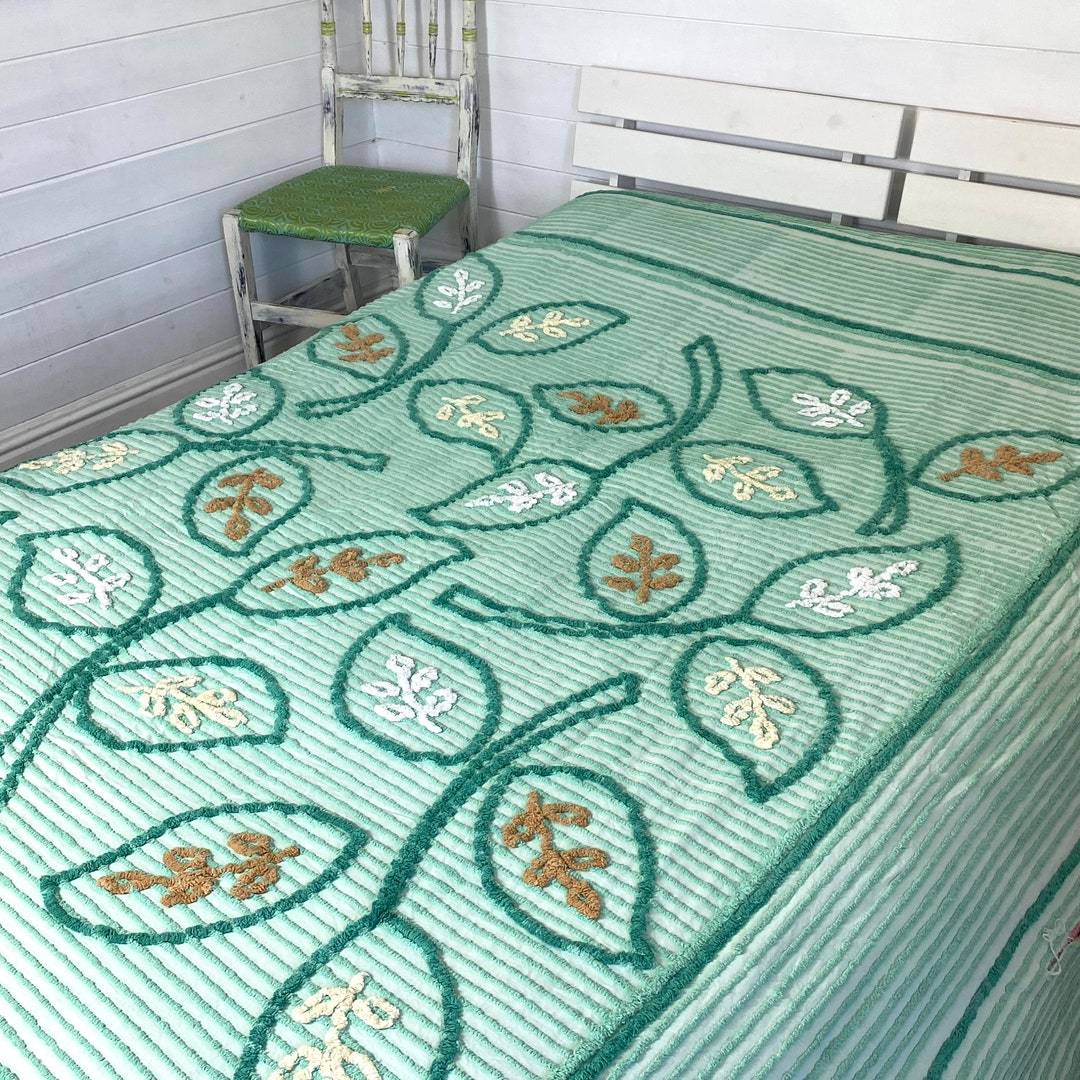 Vintage Candlewick Bedspread Vintage Chenille Bedspread Vintage Bed