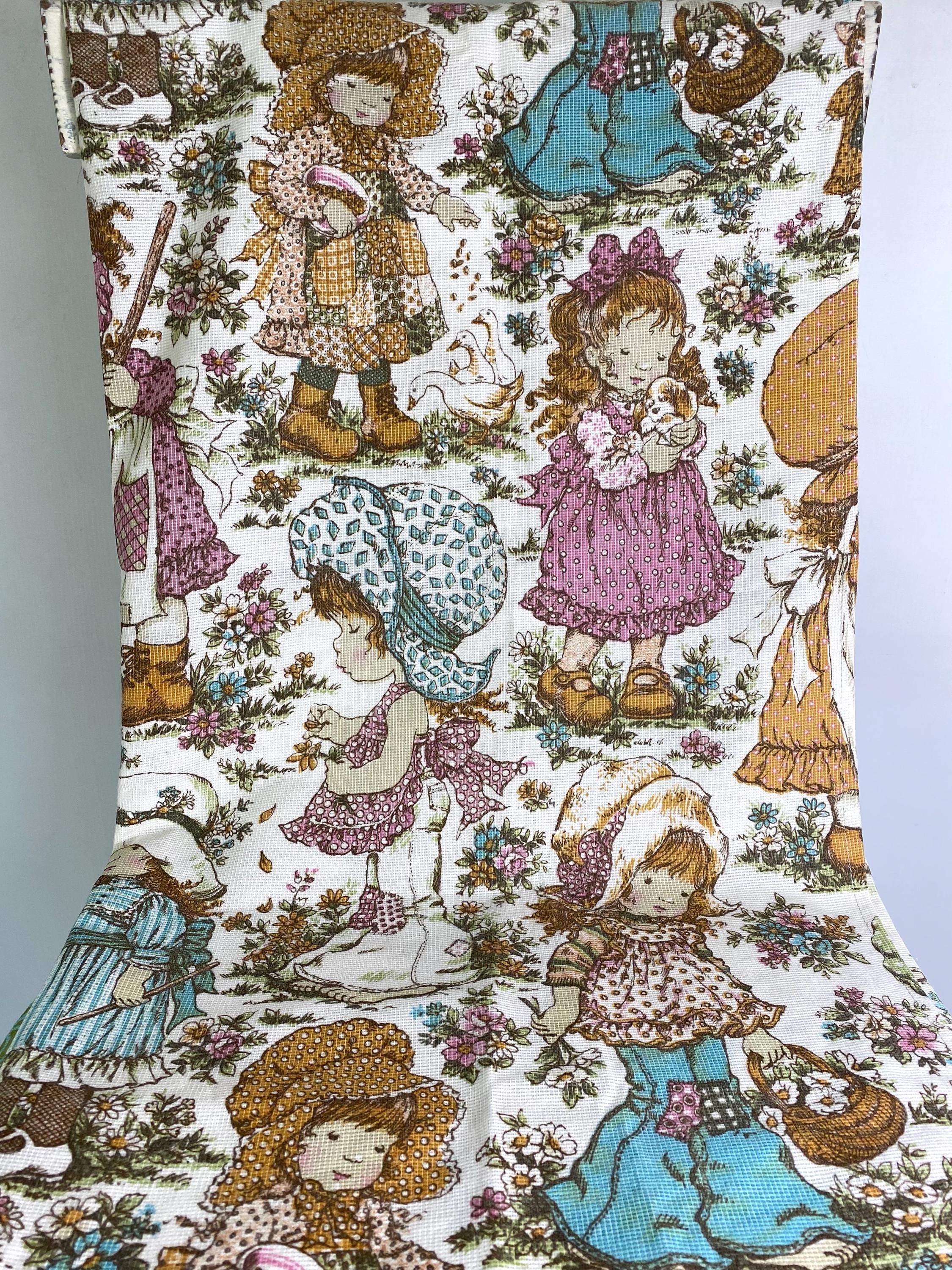 1970s Holly Hobbie Curtain Panel - Sarah Kay Design - 49