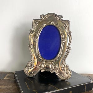 Vintage Art Nouveau Style Silver Plated Photo Frame - Mid Century Decor