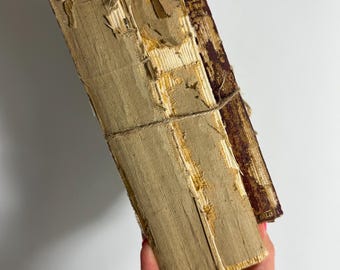Shabby Vintage Book Bundle: Old Timeworn Books / Antique Shelf Decor - Cottagecore