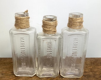 Vintage Apothekerflaschen – Set mit 3 Apothekervasen