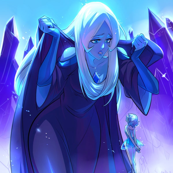 Steven Universe | Blue Diamond Print