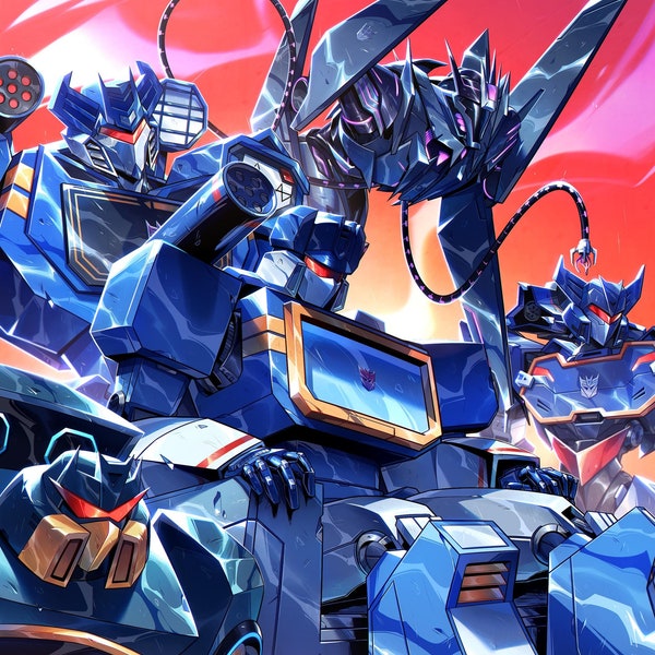 Soundwaves | Transformers Print