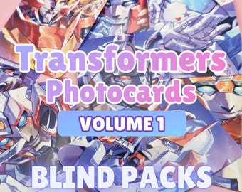 Transformers Photocard 4-Card Blind Packs | TFCON CHICAGO '25 Batch