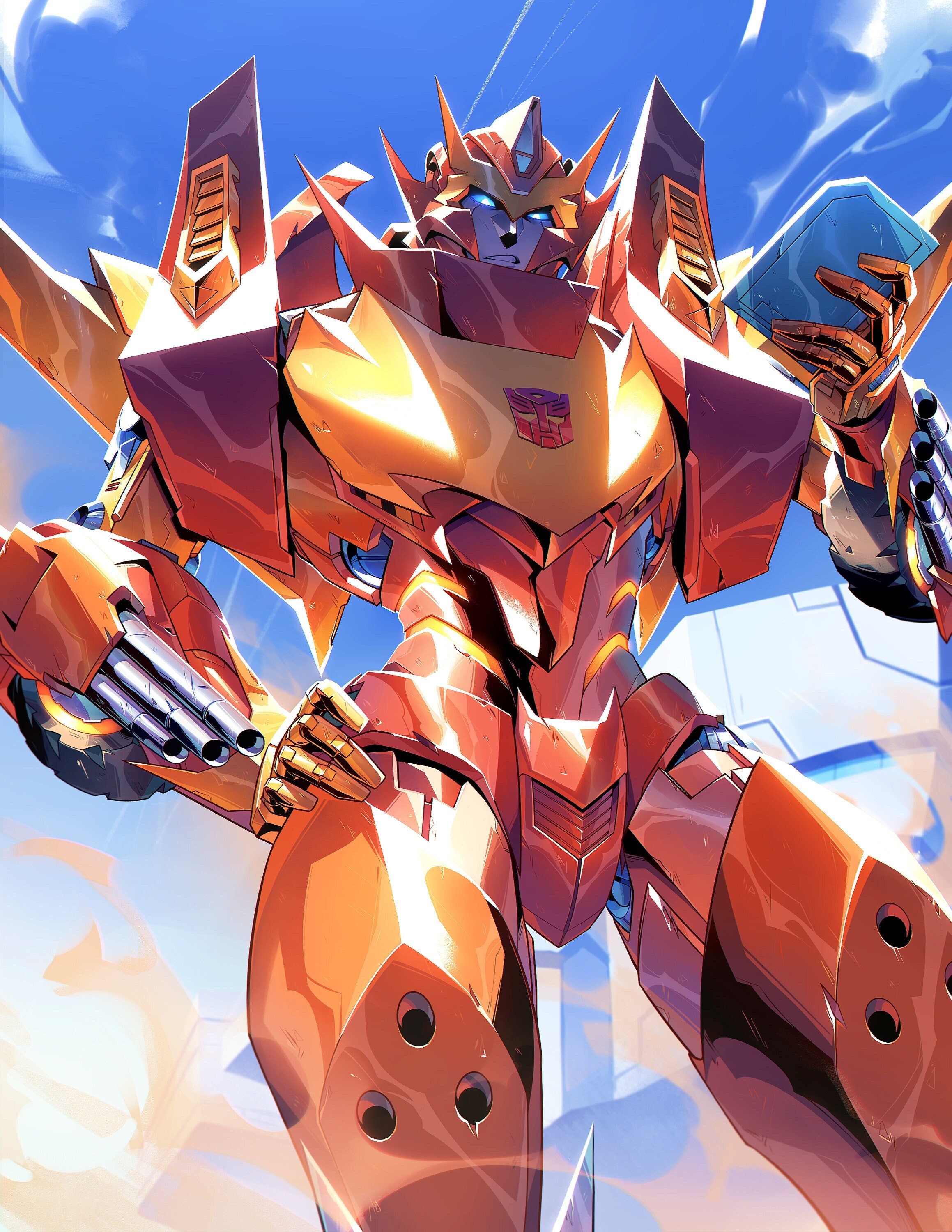 Soundwave Rodimus Transformers Print 