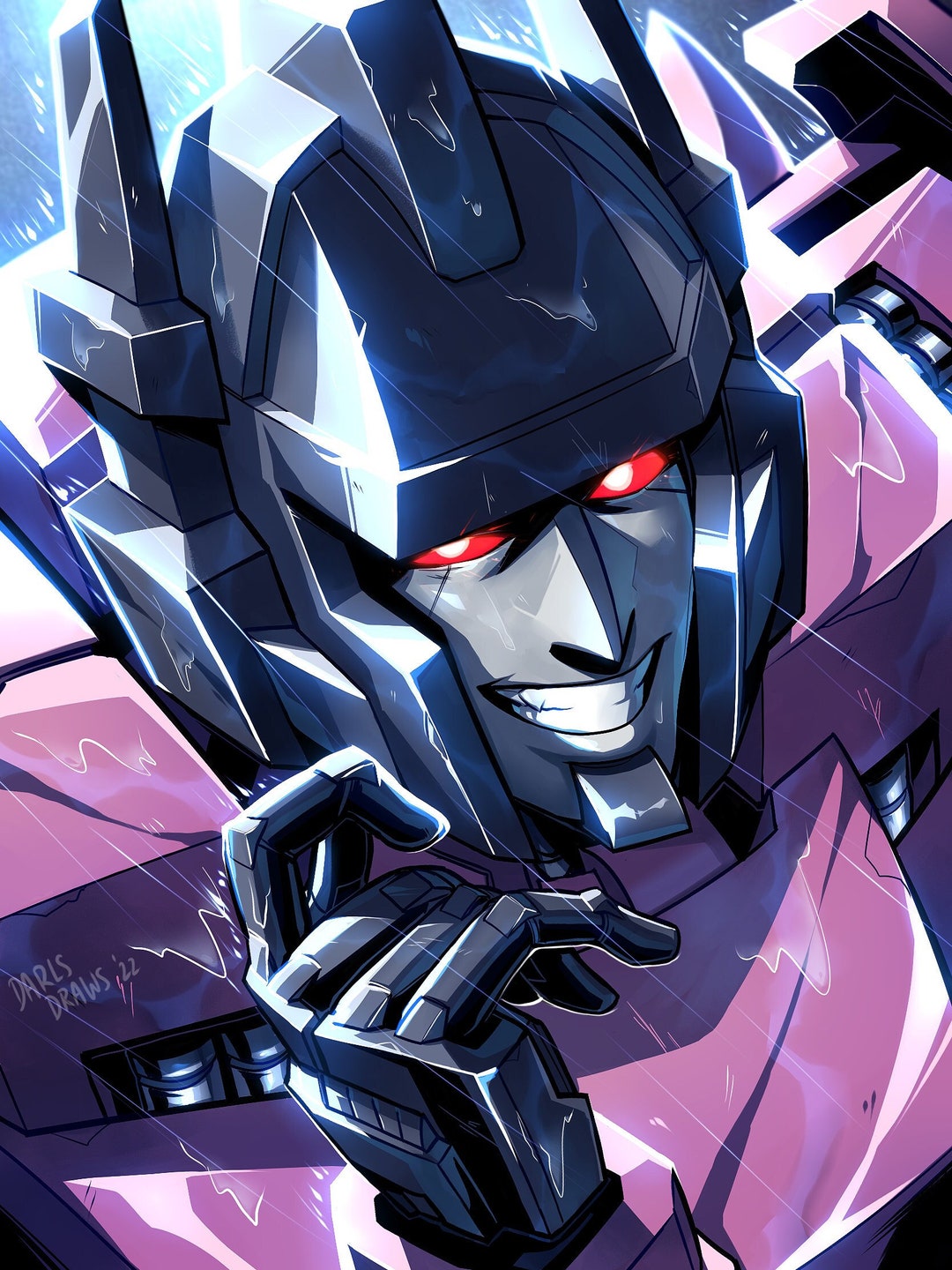 Misfire Transformers MTMTE Print Etsy