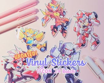 UPDATED Transformers Stickers | TFCON '24 Batch