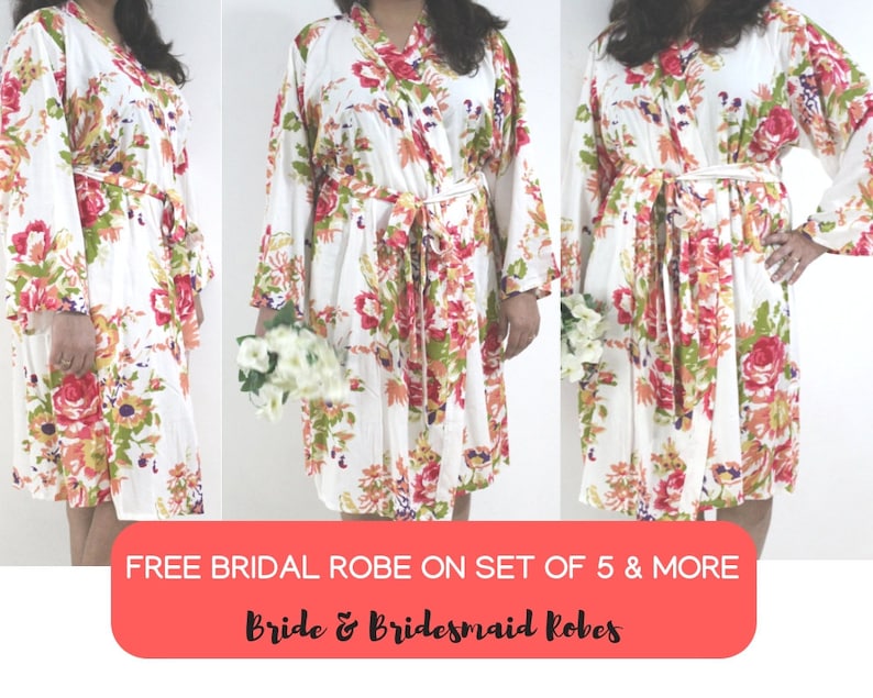 Personalised Robe / Embroidered Bridesmaid Robe / Bridal Robes Etsy