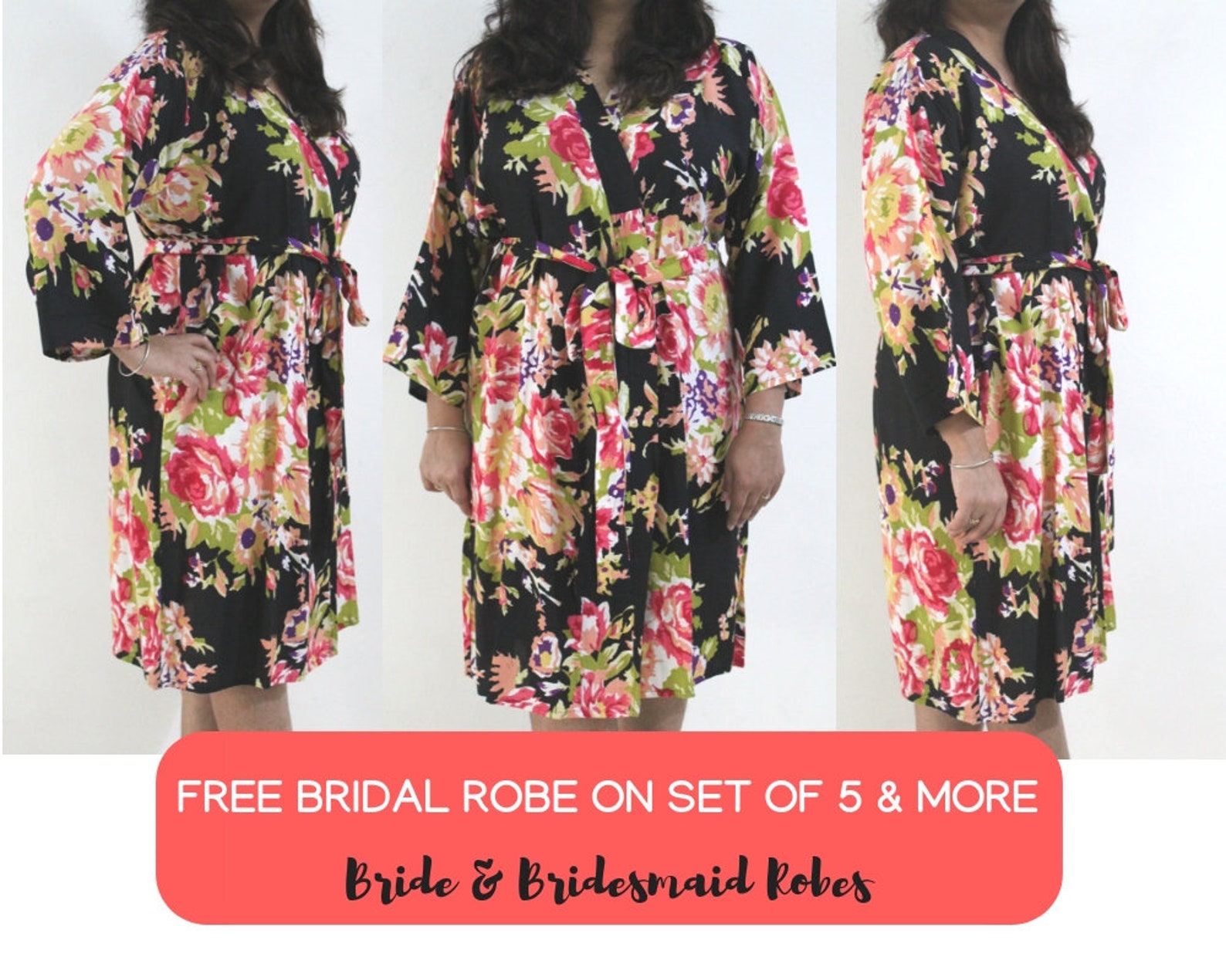 PLUS SIZE Cotton Robes Cotton Robes for Bridesmaids Plus Size