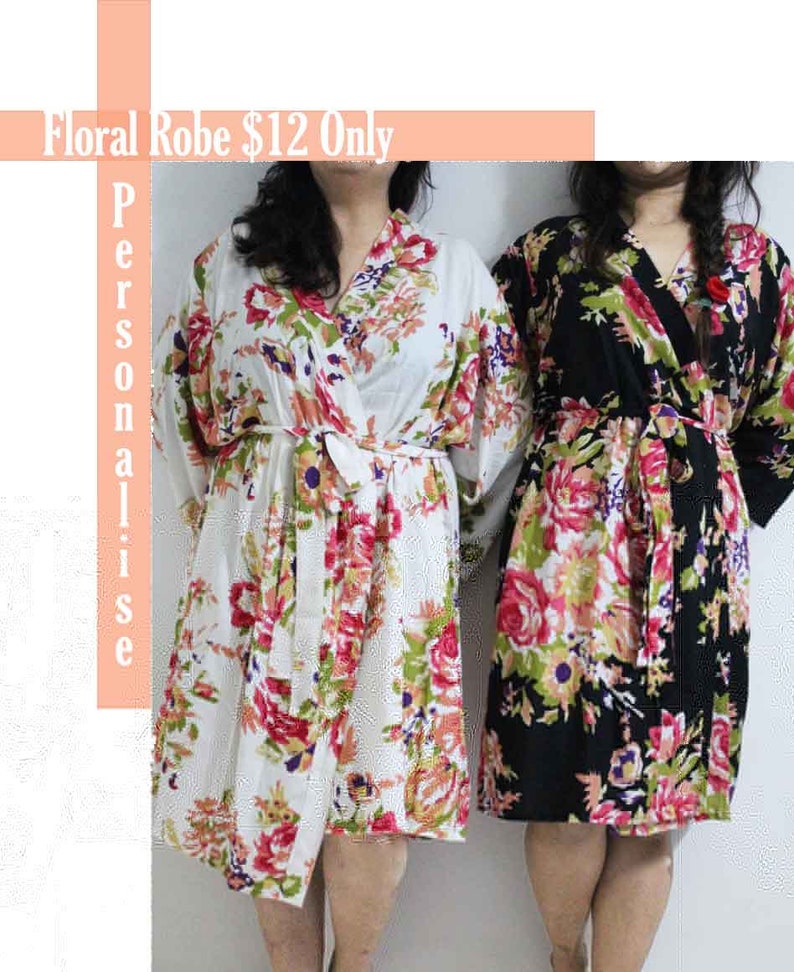 PLUS SIZE Cotton Robes Cotton Robes for Bridesmaids Plus Size Etsy