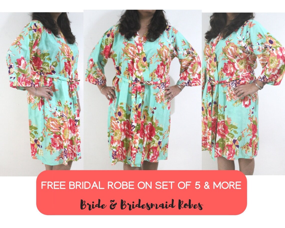PLUS SIZE Cotton Robes Cotton Robes for Bridesmaids Plus Size Etsy