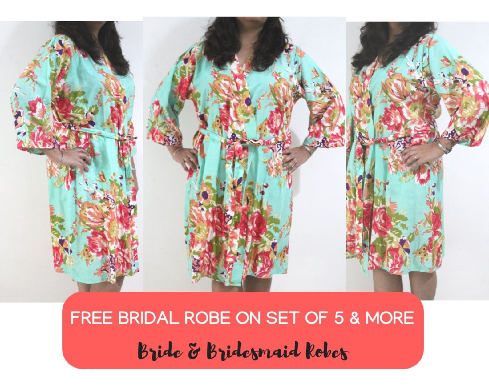 PLUS SIZE Cotton Robes Cotton Robes for Bridesmaids Plus Size