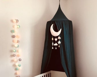 crib canopy blackout