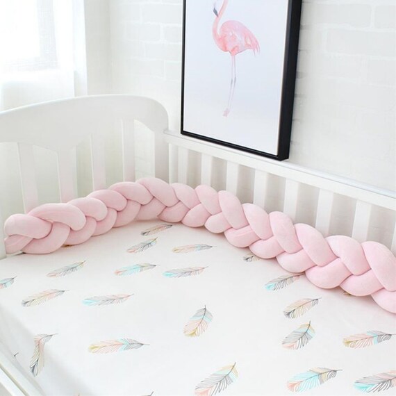 braided bumper crib