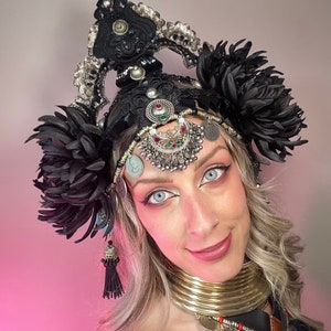 Under The Lights Headpiece/Sarong (Silver)